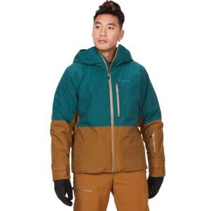 Men’s Marmot Insulated GORE-TEX® Lightray Ski Jacket | XL | Dark Jungle / Hazel